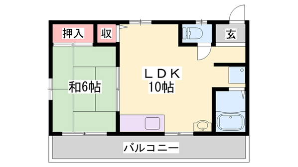 西明石駅 徒歩2分 4階の物件間取画像